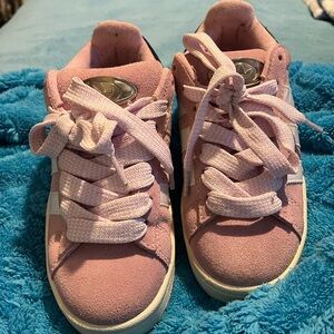 adidas Pink and White Kids Sneakers